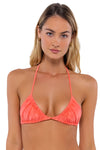 B Swim Coral Shine Ginny Halter Bikini Top