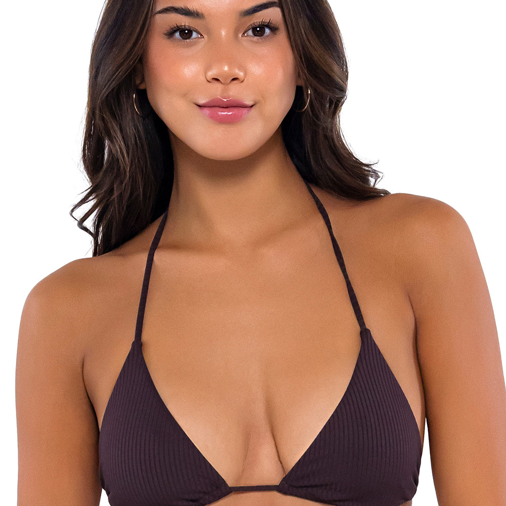 B Swim Java Flat Rib Bermuda Triangle Bikini Top