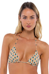 B Swim Sahara Lurex Bermuda Triangle Bikini Top