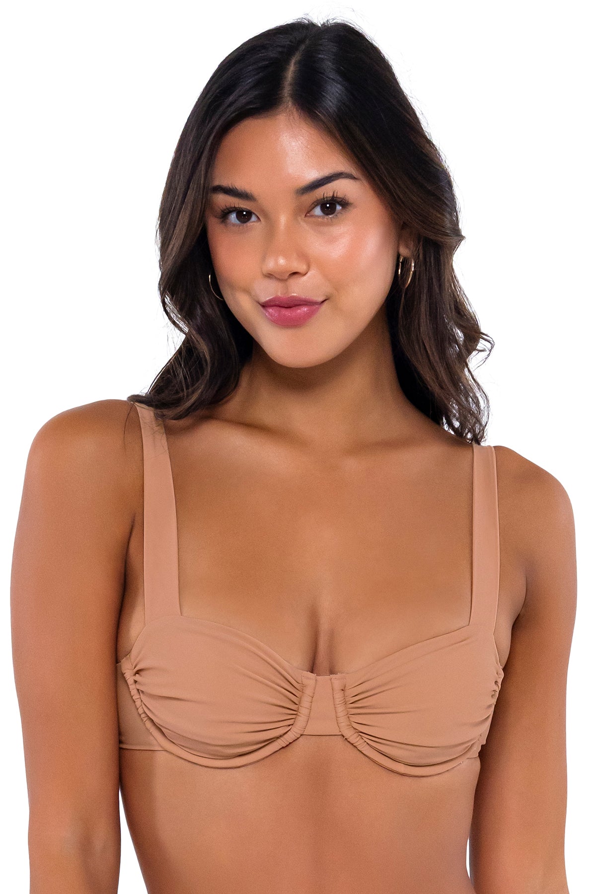 B Swim Amaretto Cassidy Demi Bra Bikini Top