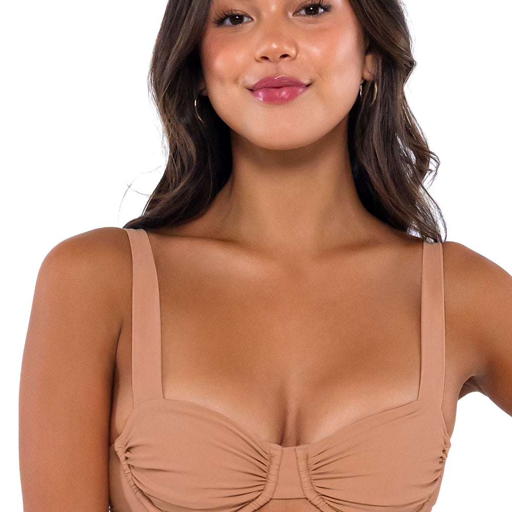 
                      
                        B Swim Amaretto Cassidy Demi Bra Bikini Top
                      
                    