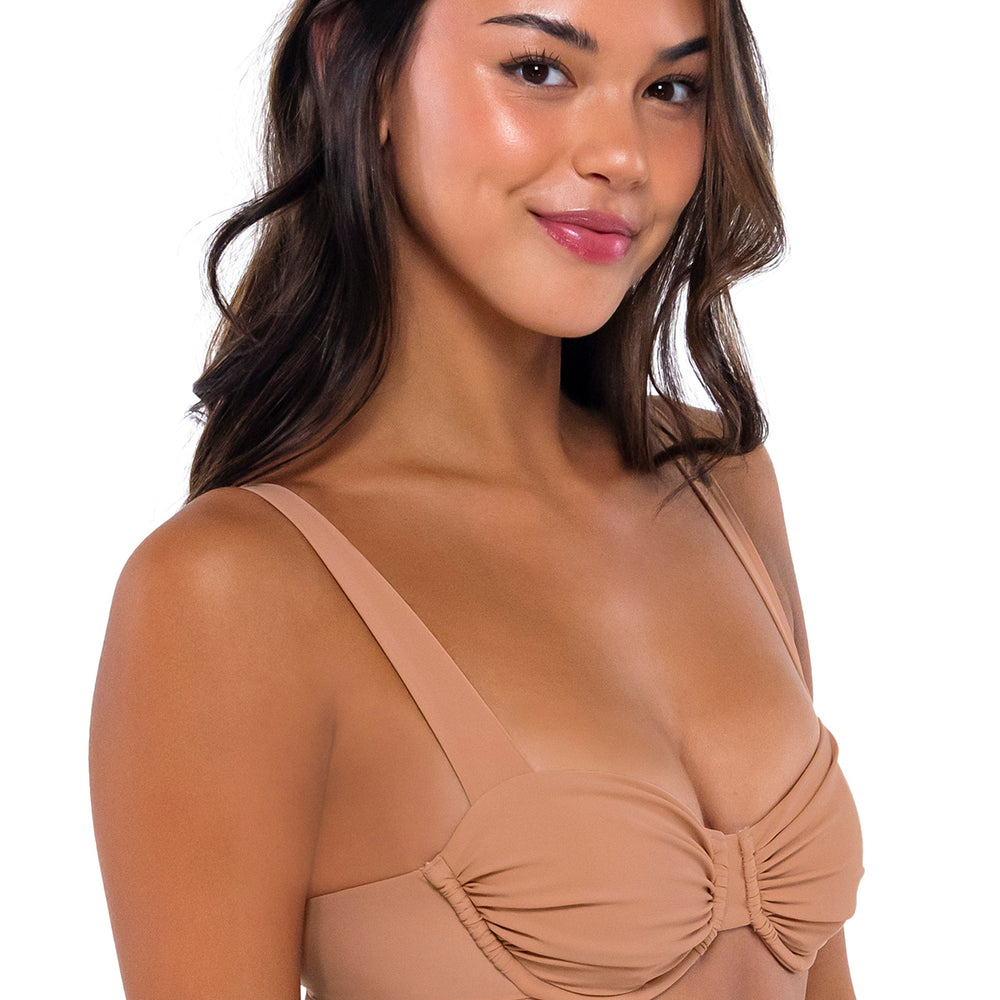 
                      
                        B Swim Amaretto Cassidy Demi Bra Bikini Top
                      
                    