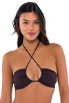 B Swim Java Flat Rib Sasha 3-Ways Bikini Top