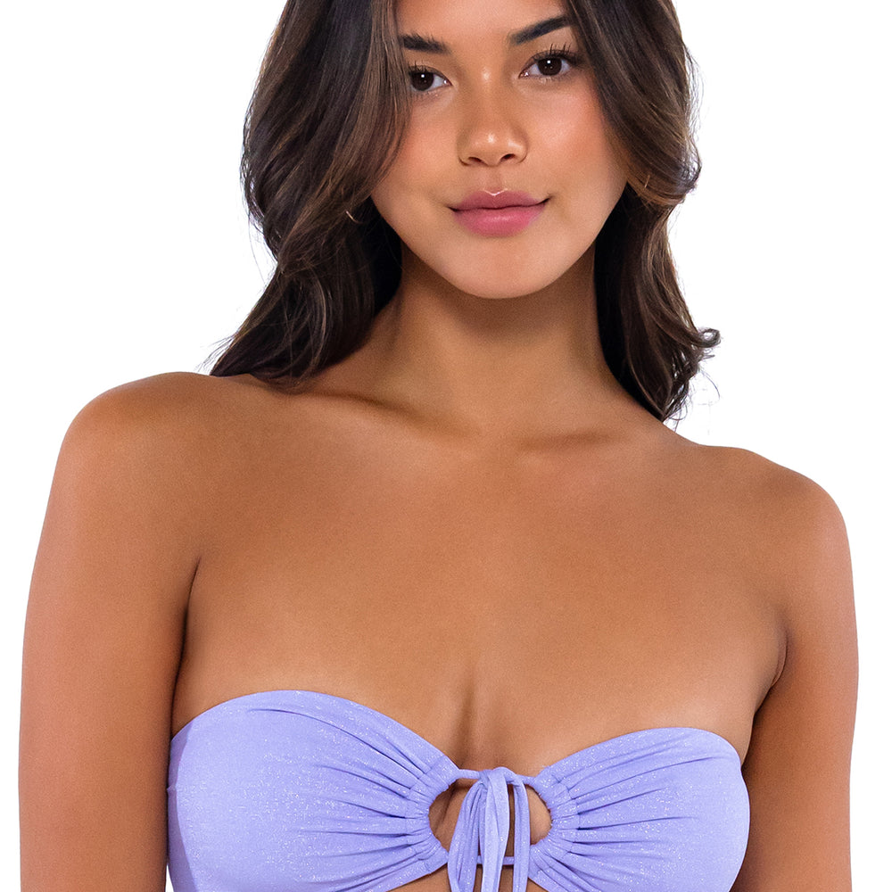 
                      
                        B Swim Lilac Lurex Sasha 3-Ways Bikini Top
                      
                    