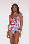 Sunsets Tiger Lily Maeve Tankini Top Cup Sizes E to H