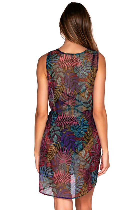 Sunsets Panama Palms Weekend Wrap Dress Cover Up