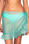 Sunsets Mint Short and Sweet Skirt Cover Up