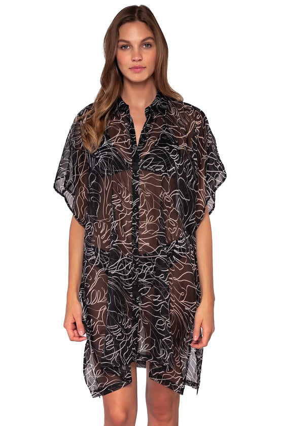 Sunsets Lost Palms Shore Thing Tunic Cover Up