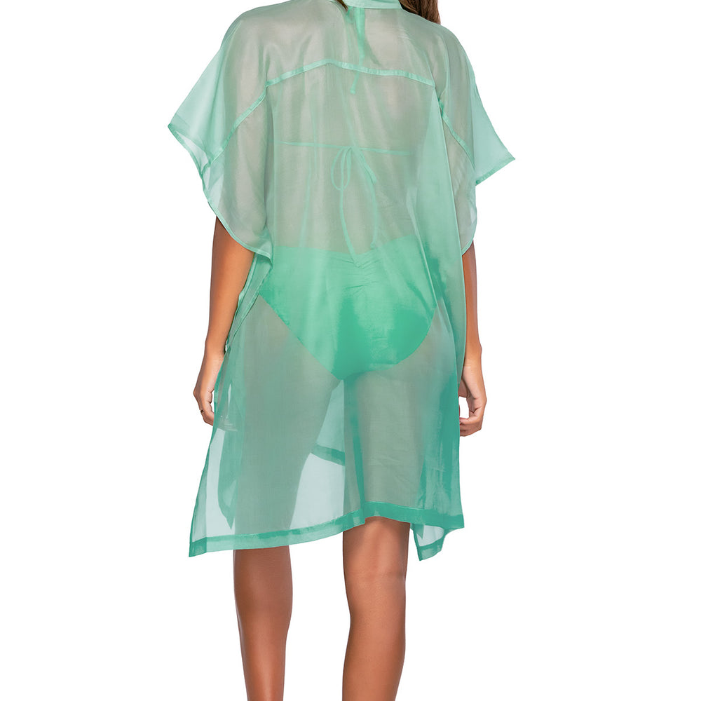 Sunsets Mint Shore Thing Tunic Cover Up