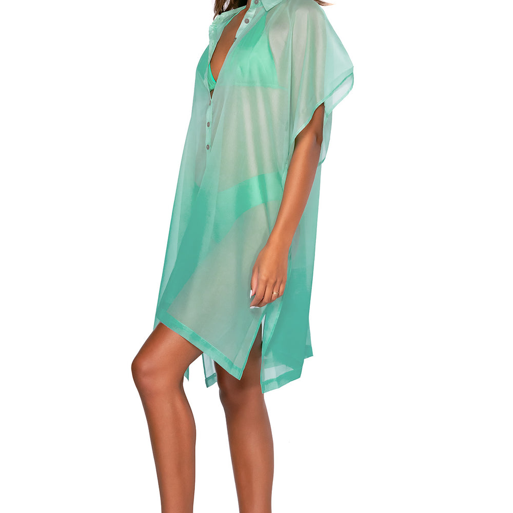 
                      
                        Sunsets Mint Shore Thing Tunic Cover Up
                      
                    