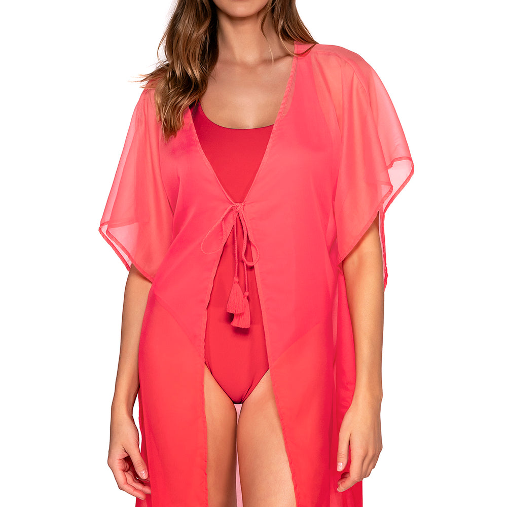 
                      
                        Sunsets Geranium Maldives Tunic Cover Up
                      
                    