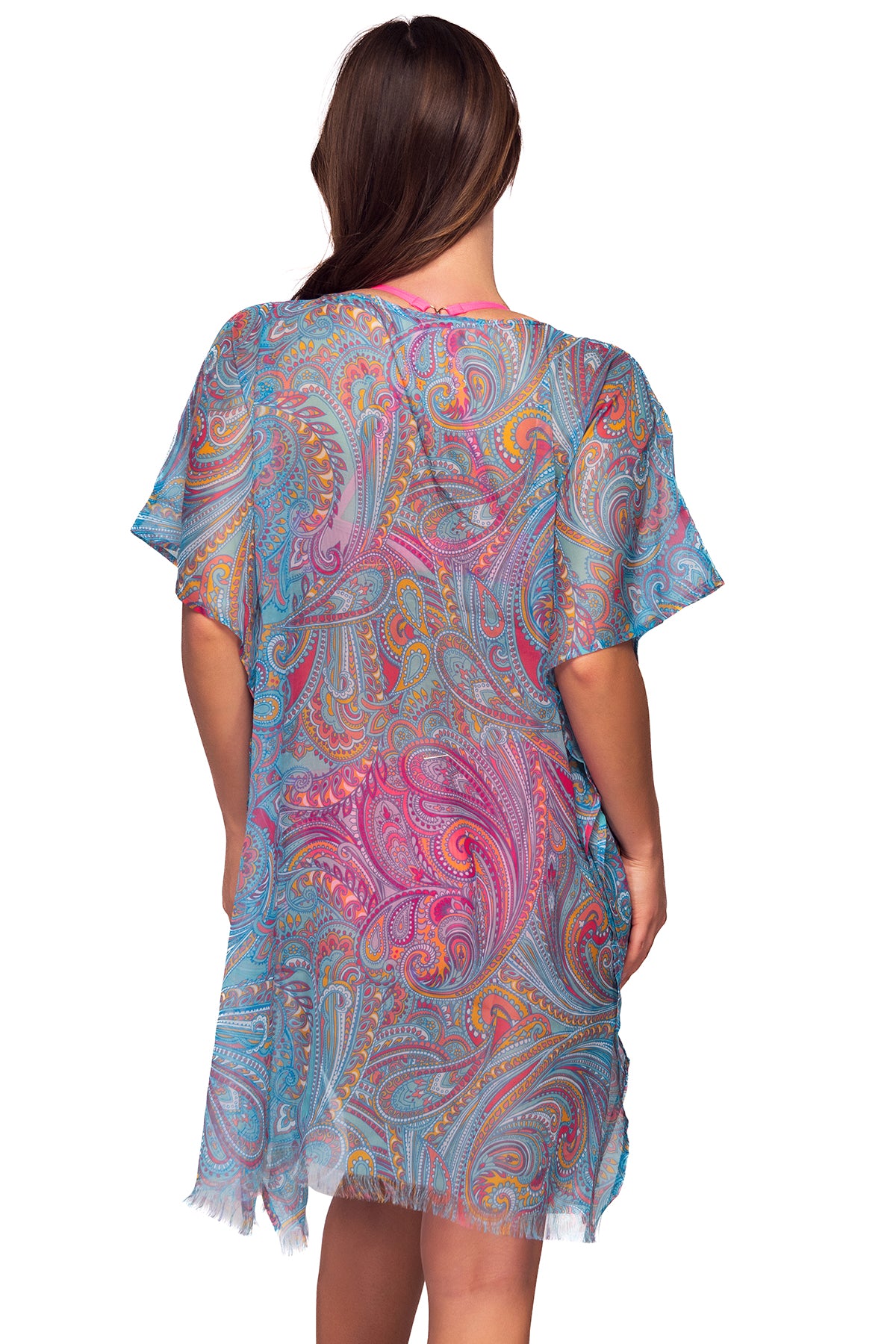 Sunsets Paisley Pop Maldives Tunic Cover Up