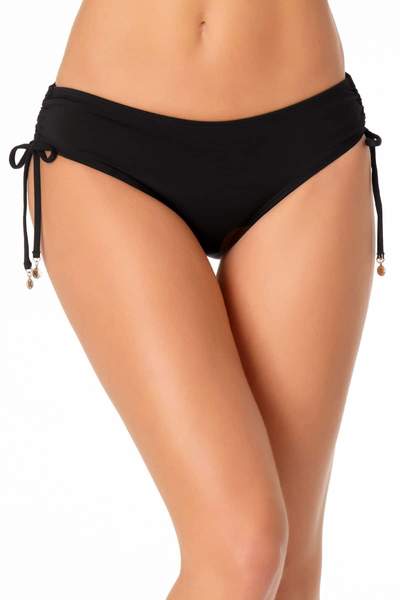 
                      
                        Anne Cole Women's Live In Color Black Side Tie Bottom
                      
                    
