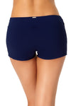 Anne Cole Live In Color Navy Banded Boy Shorts Bottom