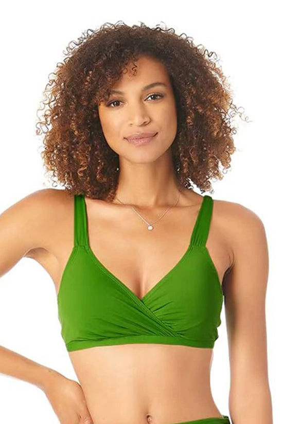 
                      
                        Anne Cole Live In Color Green Grass Hidden Underwire Bikini Top
                      
                    