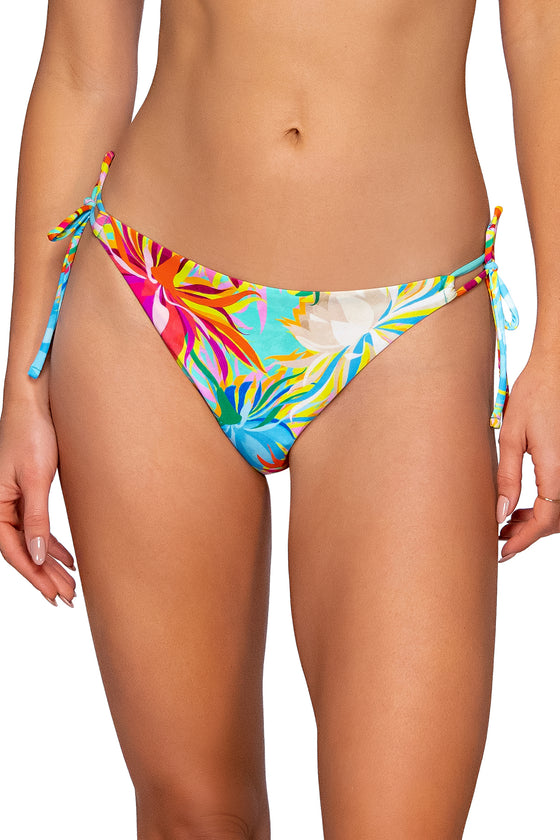 Sunsets Lotus Everlee Tie Side Bikini Bottom