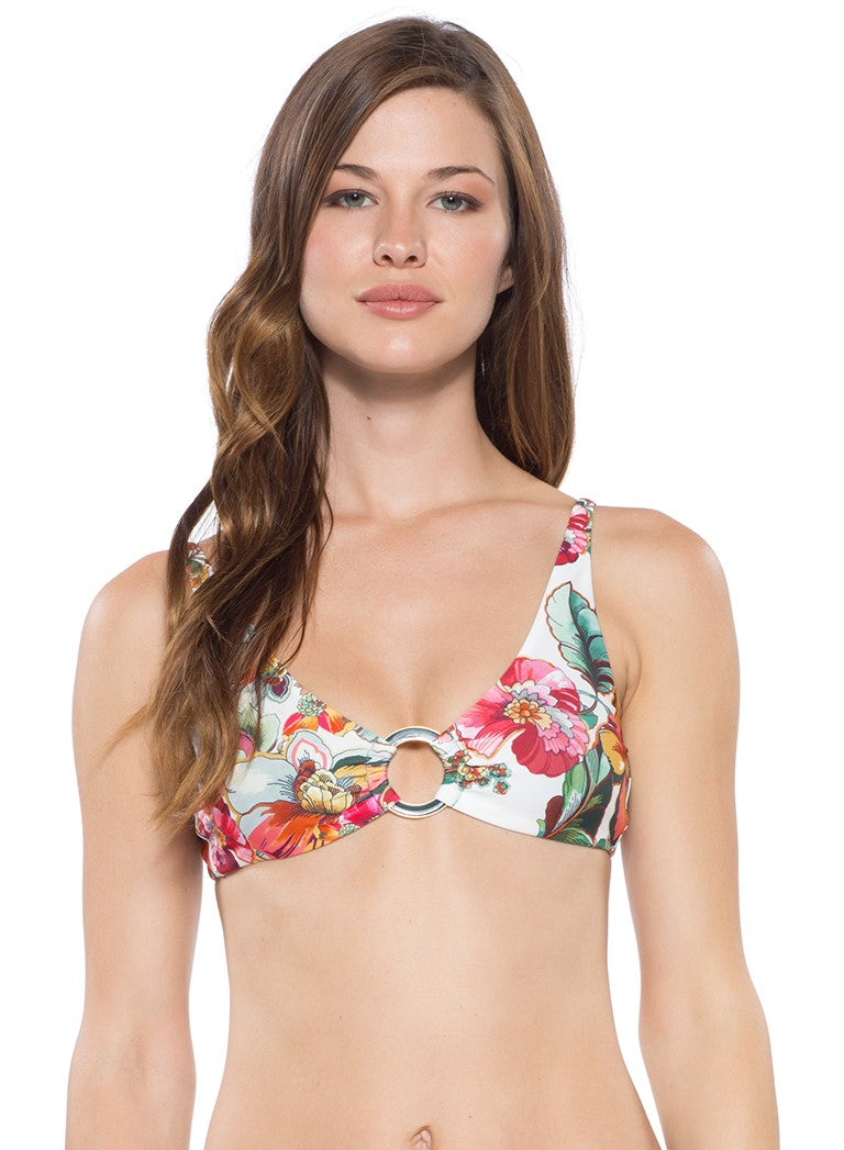 Becca By Rebecca Virtue Emma Ring Bralette Bikini Top - eSunWear.com