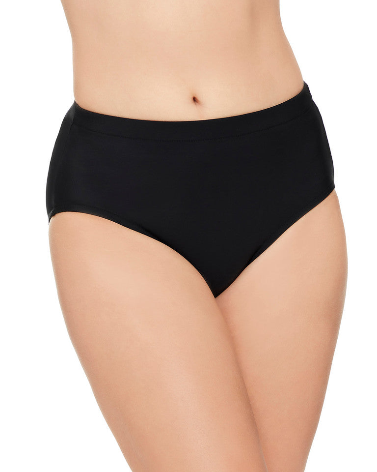 Penbrooke Swim Solid Basic Pant Bikini Bottom Black