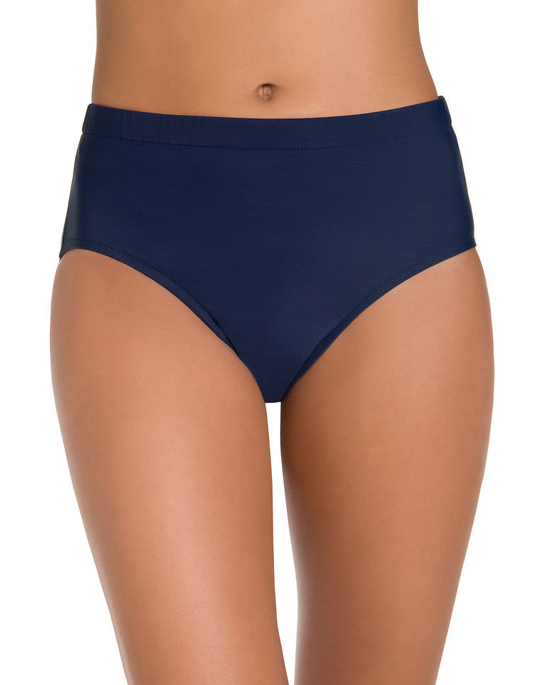 
                      
                        Penbrooke Swim Solid Basic Pant Bikini Bottom Navy Blue
                      
                    