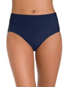 Penbrooke Swim Solid Basic Pant Bikini Bottom Navy Blue