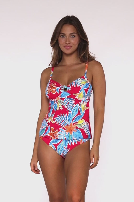 Sunsets Tiger Lily Maeve Tankini Top Cup Sizes C to DD