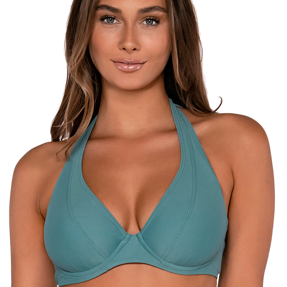 
                      
                        Sunsets Ocean Muse Halter Bikini Top Cup Sizes C to DD
                      
                    