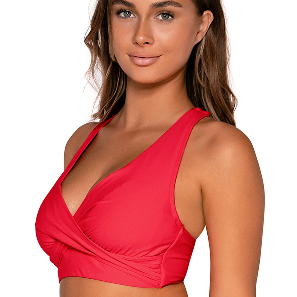 
                      
                        Sunsets Geranium Elsie Bikini Top Cup Sizes C to DD
                      
                    