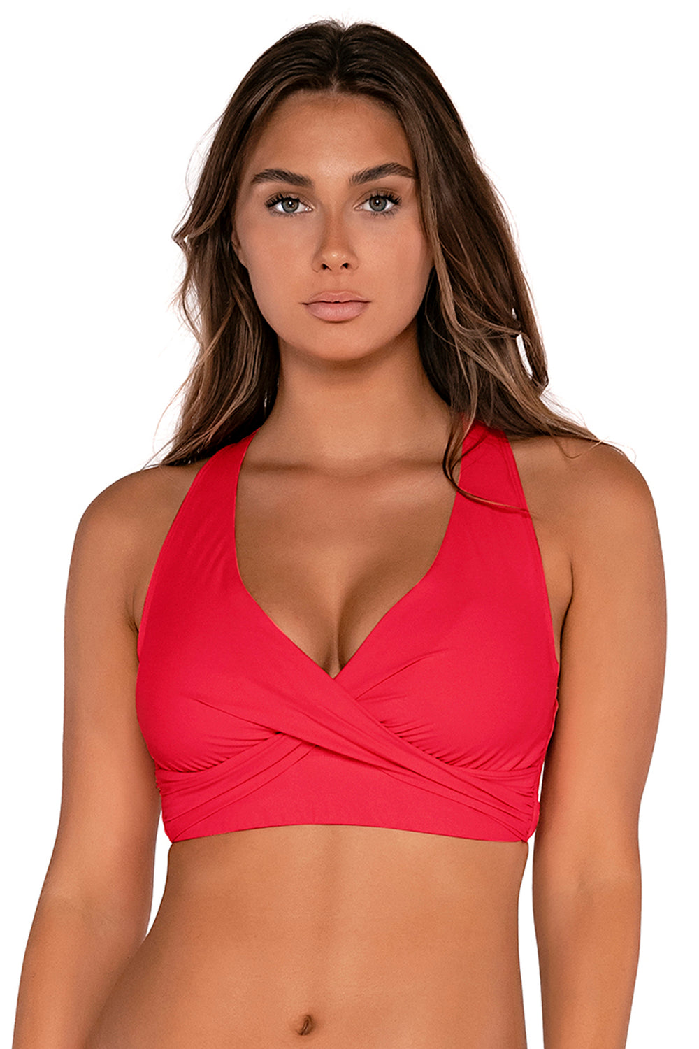 Sunsets Geranium Elsie Bikini Top Cup Sizes C to DD