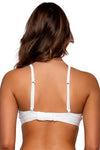 Sunsets White Lily Kauai Keyhole Bikini Top Cup Sizes E to H