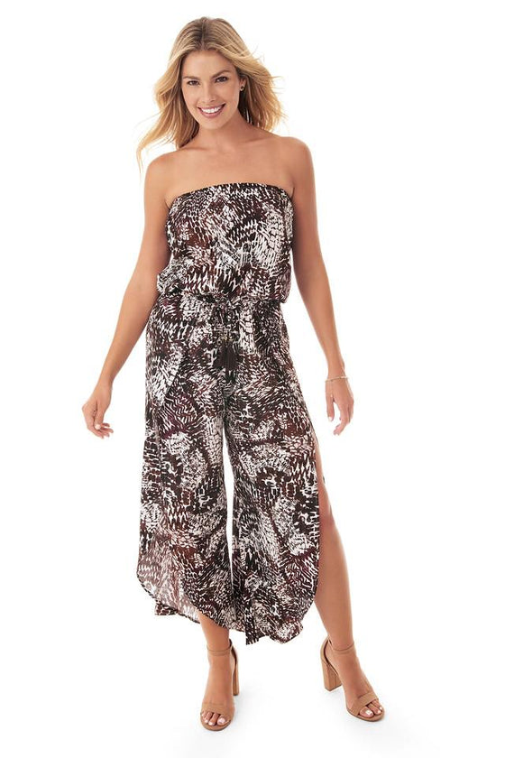 Take Cover by Penbrooke Bandeau Jumpsuit Cover Up