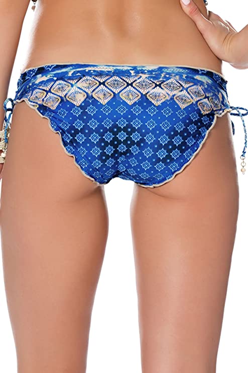 
                      
                        Becca By Rebecca Virtue Loop Electric Blue Tie Side Hipster Bottom
                      
                    