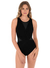 Miraclesuit Illusionists Palma High Neck One Piece Black