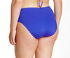 Becca Etc By Rebecca Virtue Solid Sapphire Full Swimsuit Bottom