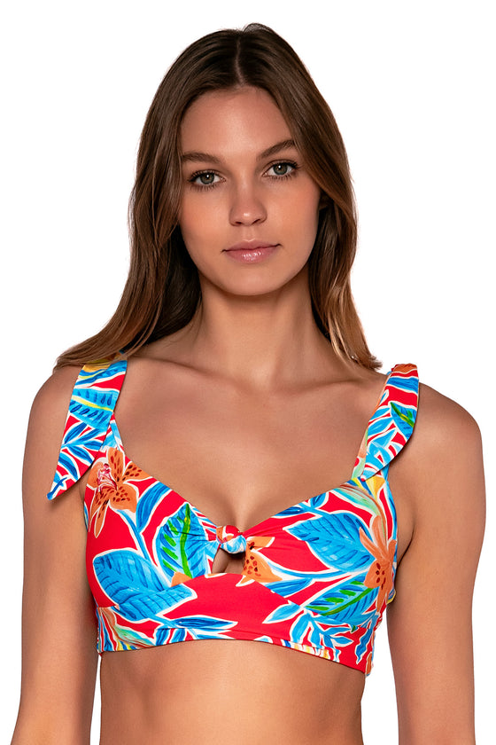 Sunsets Tiger Lily Lily Bikini Top