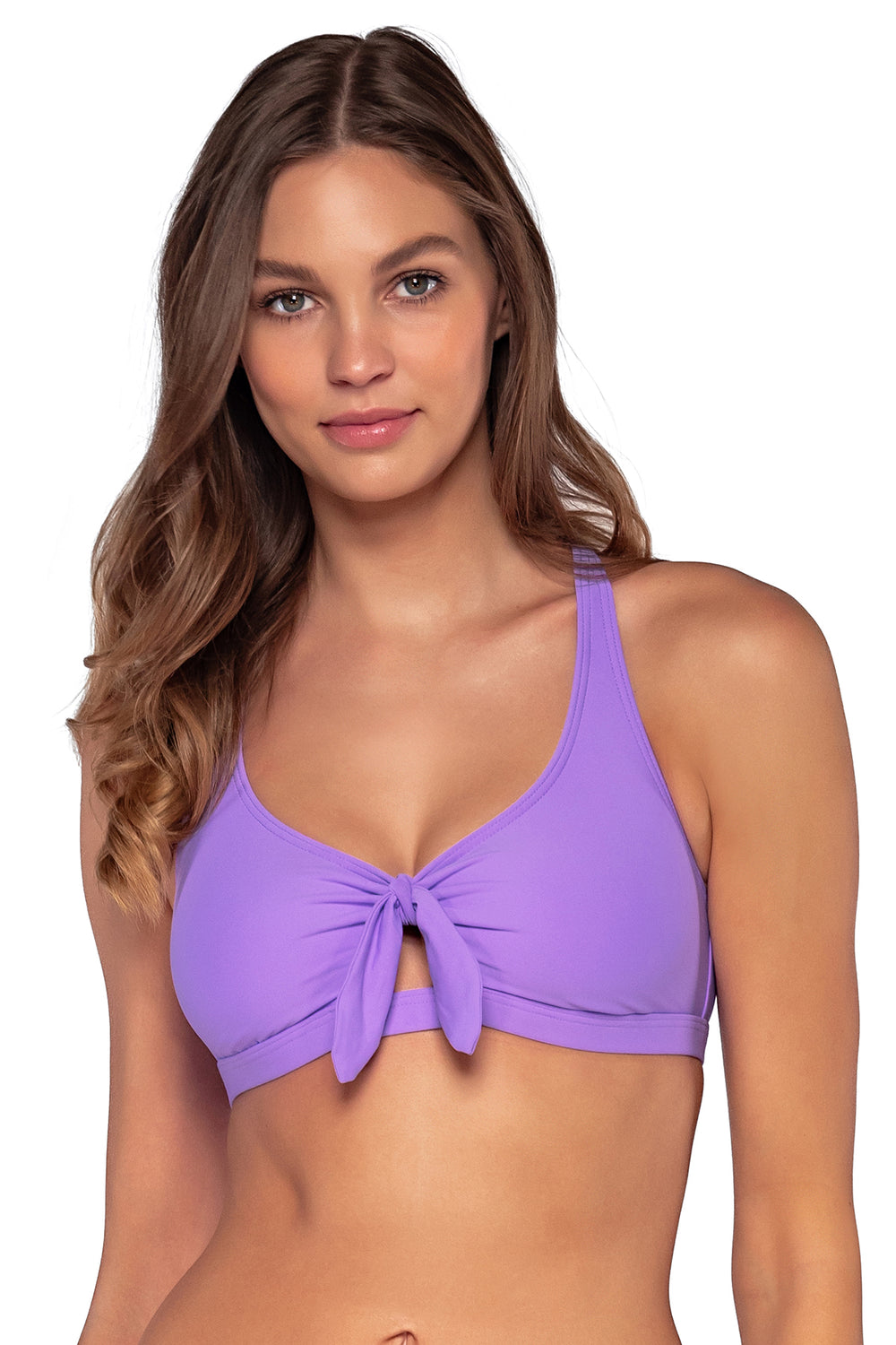 Sunsets Passion Flower Brandi Bralette Bikini Top