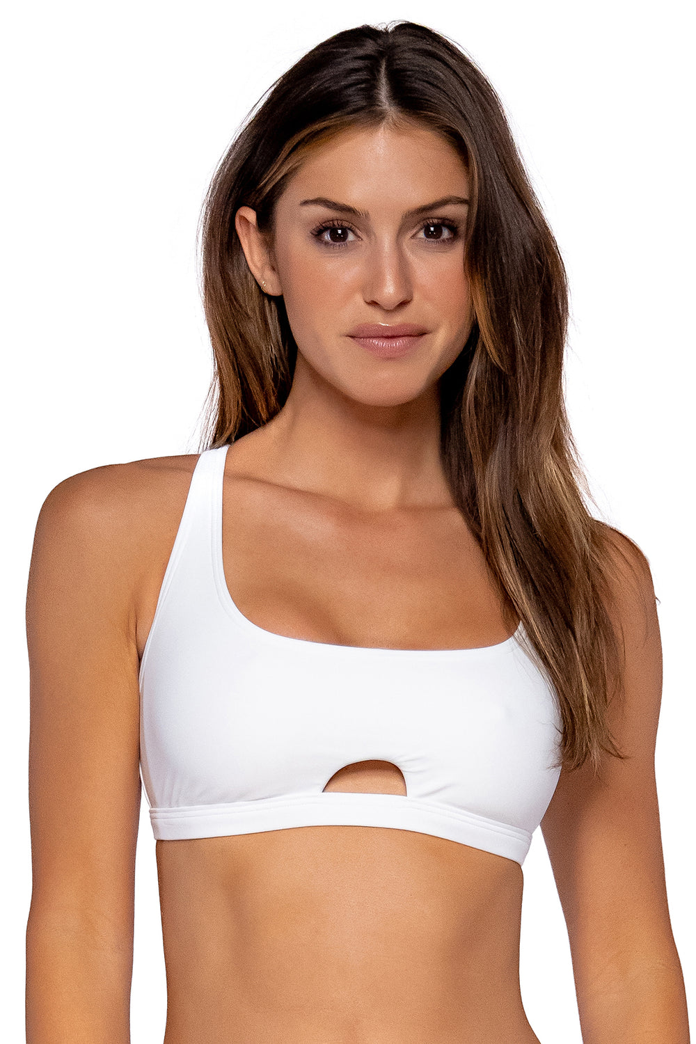 Sunsets White Lily Brandi Bralette Bikini Top