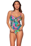 Sunsets Lush Garden Maeve Tankini Top Cup Sizes E to H