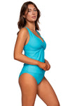 Sunsets Blue Bliss Elsie Tankini Top Cup Sizes E to H