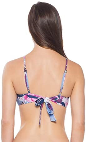 Becca By Rebecca Virtue Orchid Bloom Classic Bikini Top