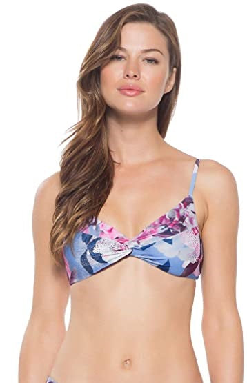 Becca By Rebecca Virtue Orchid Bloom Classic Bikini Top