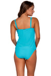 Sunsets Blue Bliss Taylor Tankini Top Cup Sizes E to H