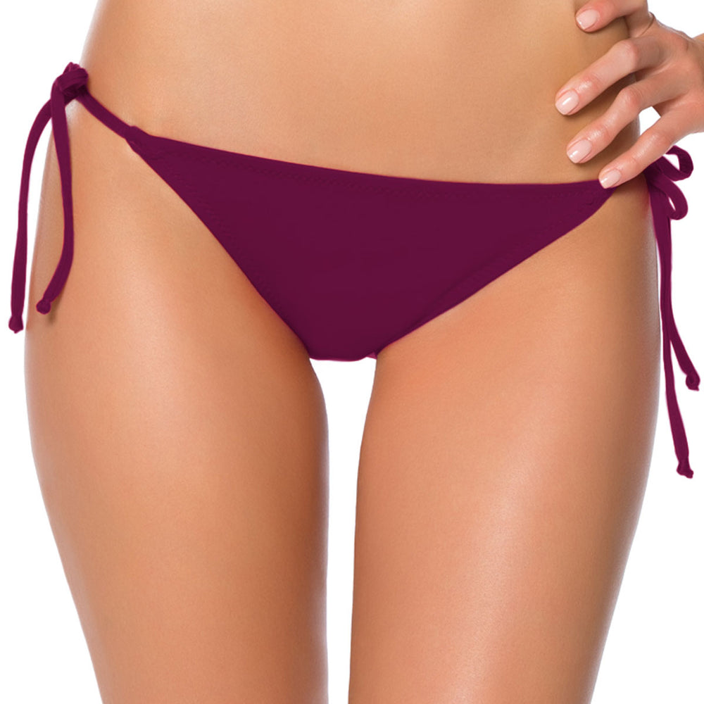 
                      
                        Becca By Rebecca Virtue Color Code Marsala Basic Tie Side Bikini Bottom - eSunWear.com
                      
                    