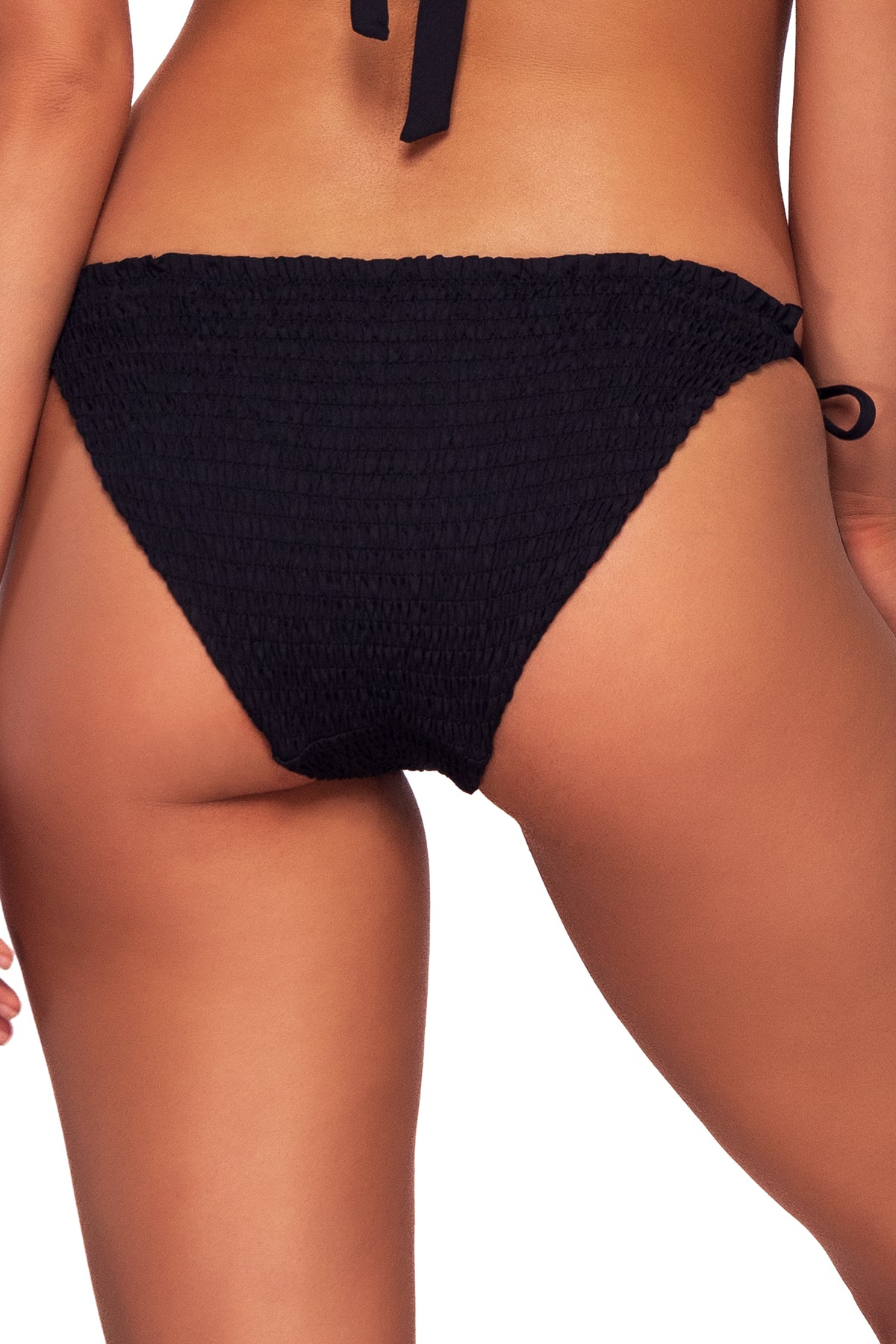 Swim Systems Black Kali Tie Side Bikini Bottom