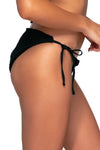 Swim Systems Black Kali Tie Side Bikini Bottom