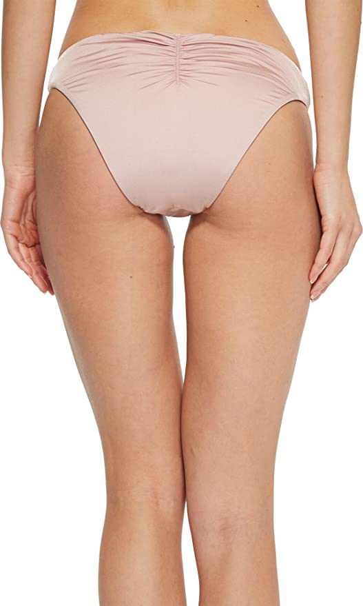 
                      
                        The Bikini Lab Solid Basic Cinched-Back Hipster Bikini Bottom Blush
                      
                    