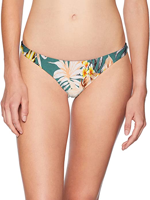 The Bikini Lab Dark Teal Tropical Skimpy Hipster Bikini Bottom