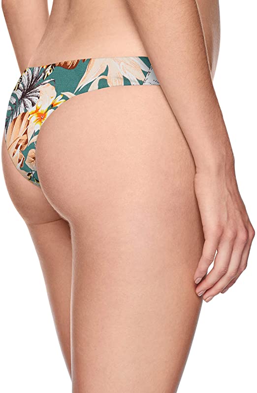 The Bikini Lab Dark Teal Tropical Skimpy Hipster Bikini Bottom