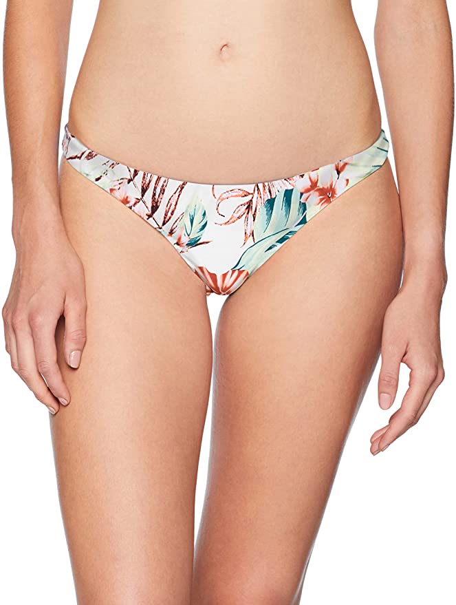 The Bikini Lab White Tropical Skimpy Hipster Bikini Bottom