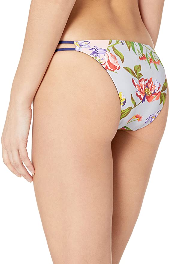 The Bikini Lab Tropical Garden Reversible Skimpy Bikini Bottom