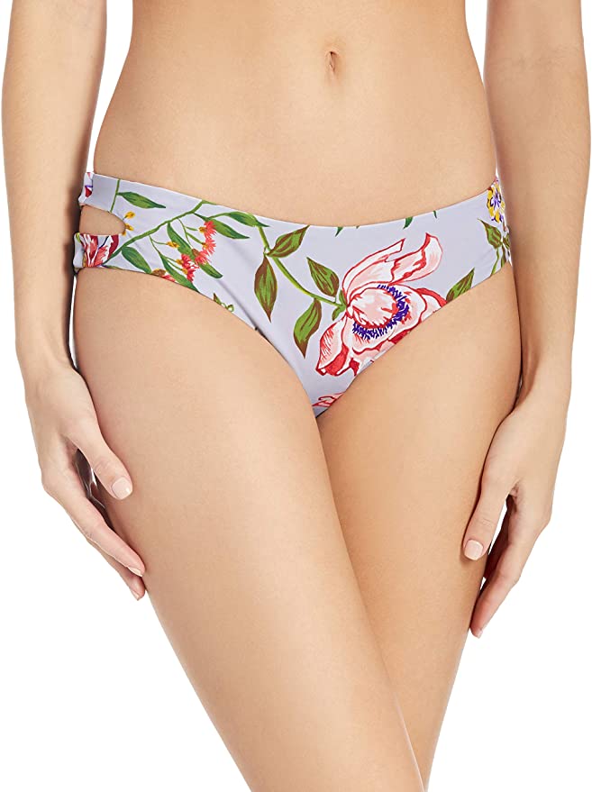 The Bikini Lab Tropical Garden Reversible Hipster Bikini Bottom